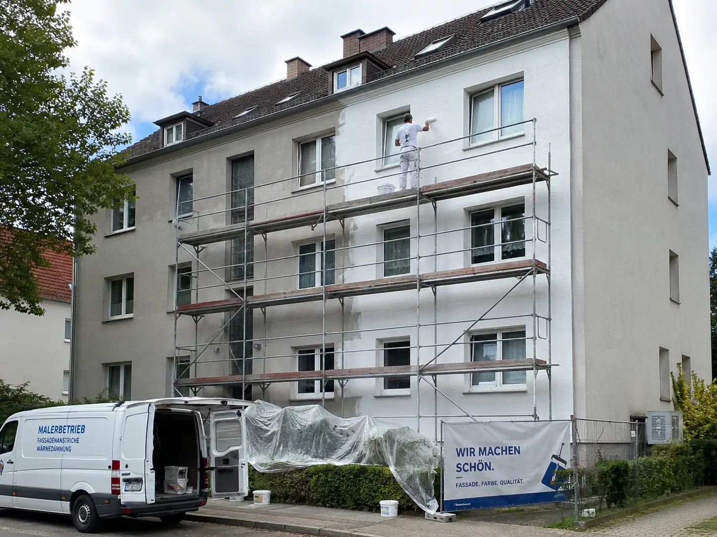 Vorteile von Fassadenfarbe: Warum sich der richtige Anstrich für Ihr Haus lohnt