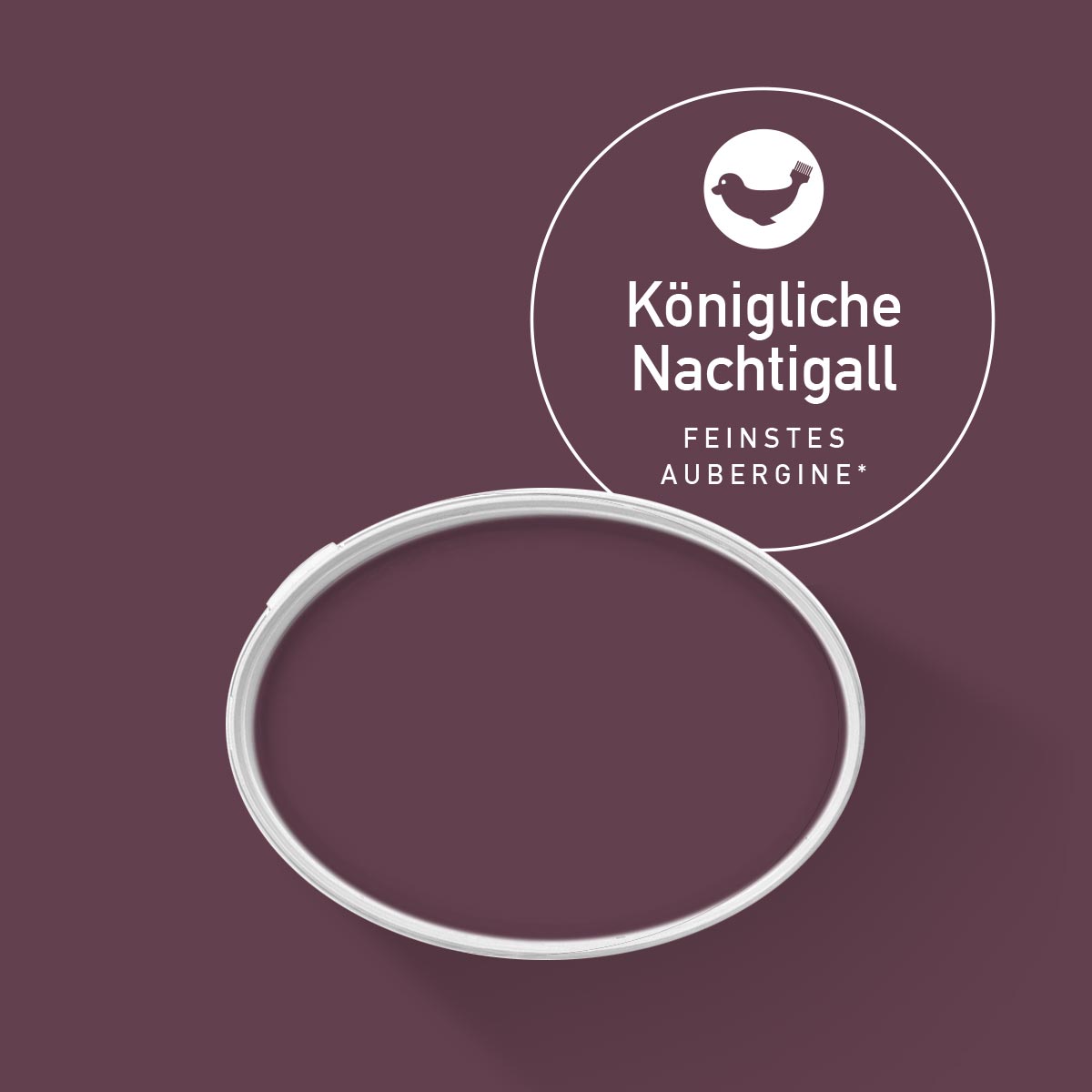 Kreidefarbe Aubergine