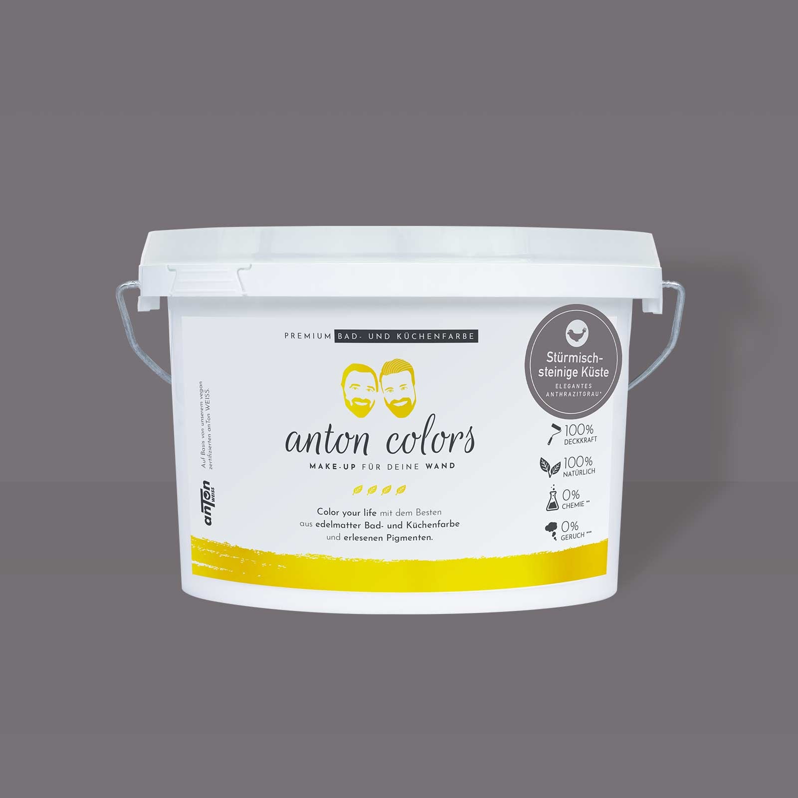 Wandfarbe Athrazitgrau