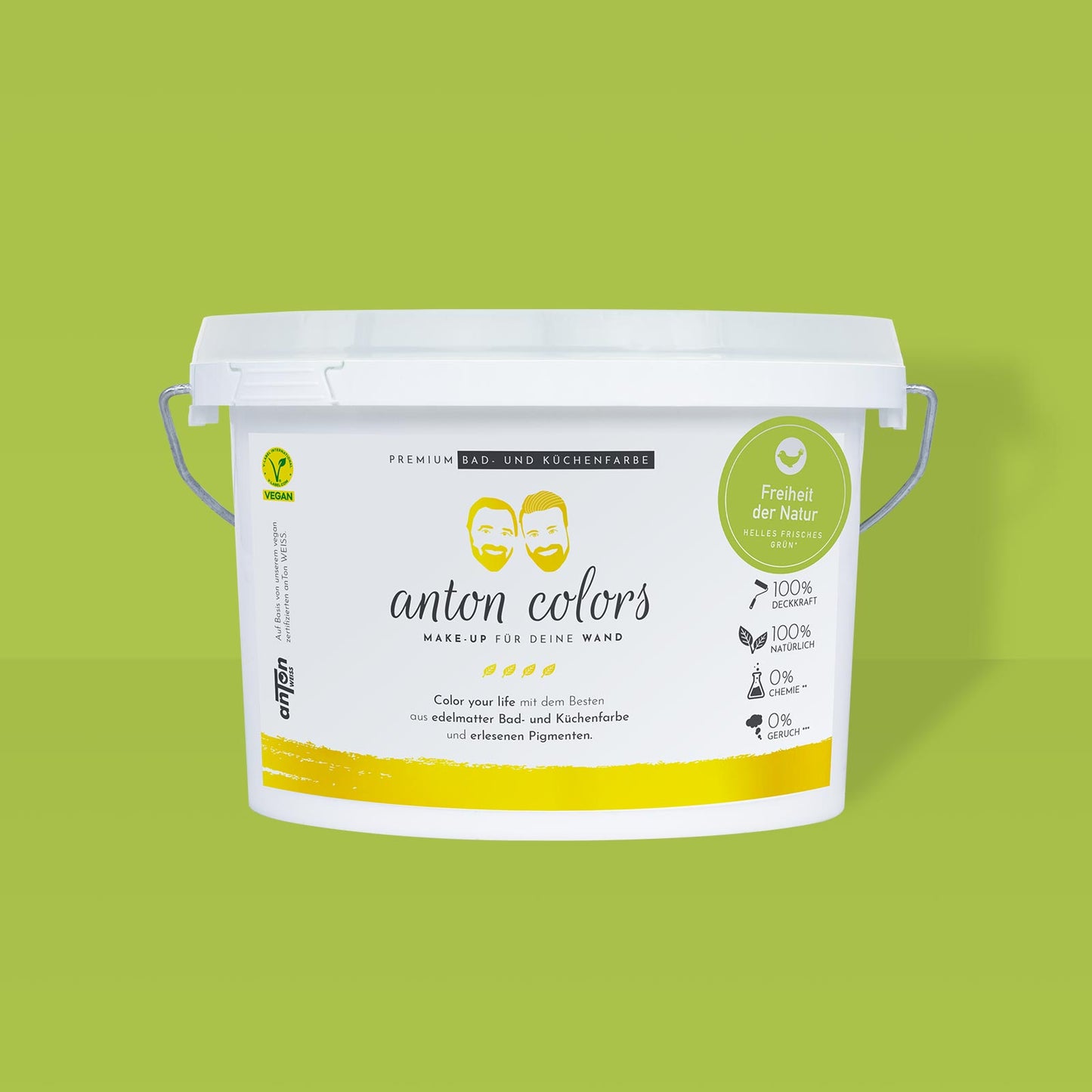 anton colors - Freiheit der Natur (helles frisches Grün)