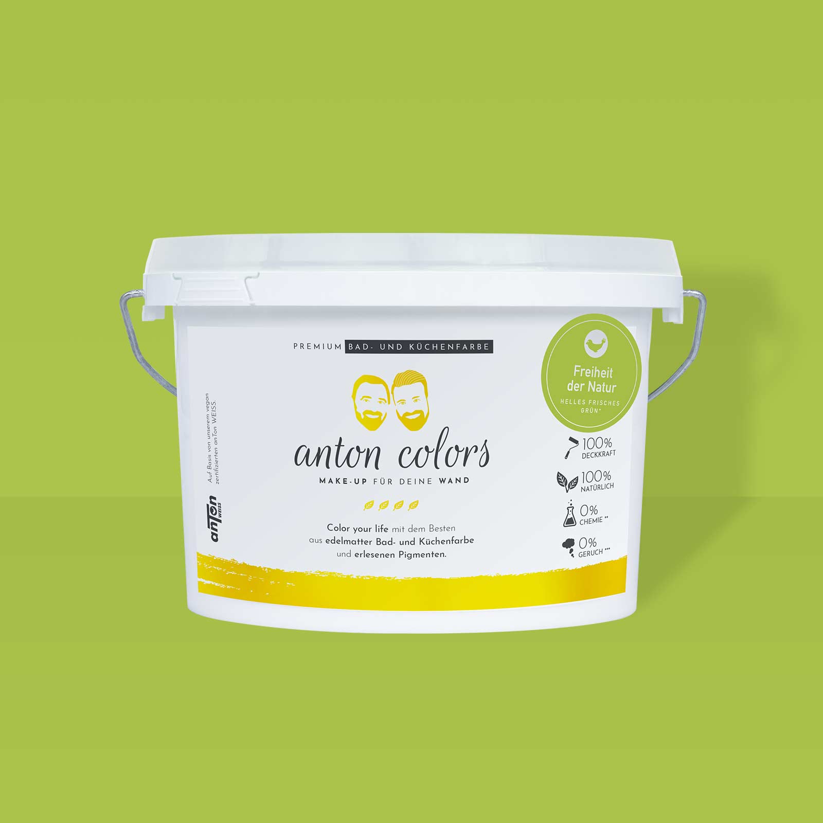 anton colors - Freiheit der Natur (helles frisches Grün)