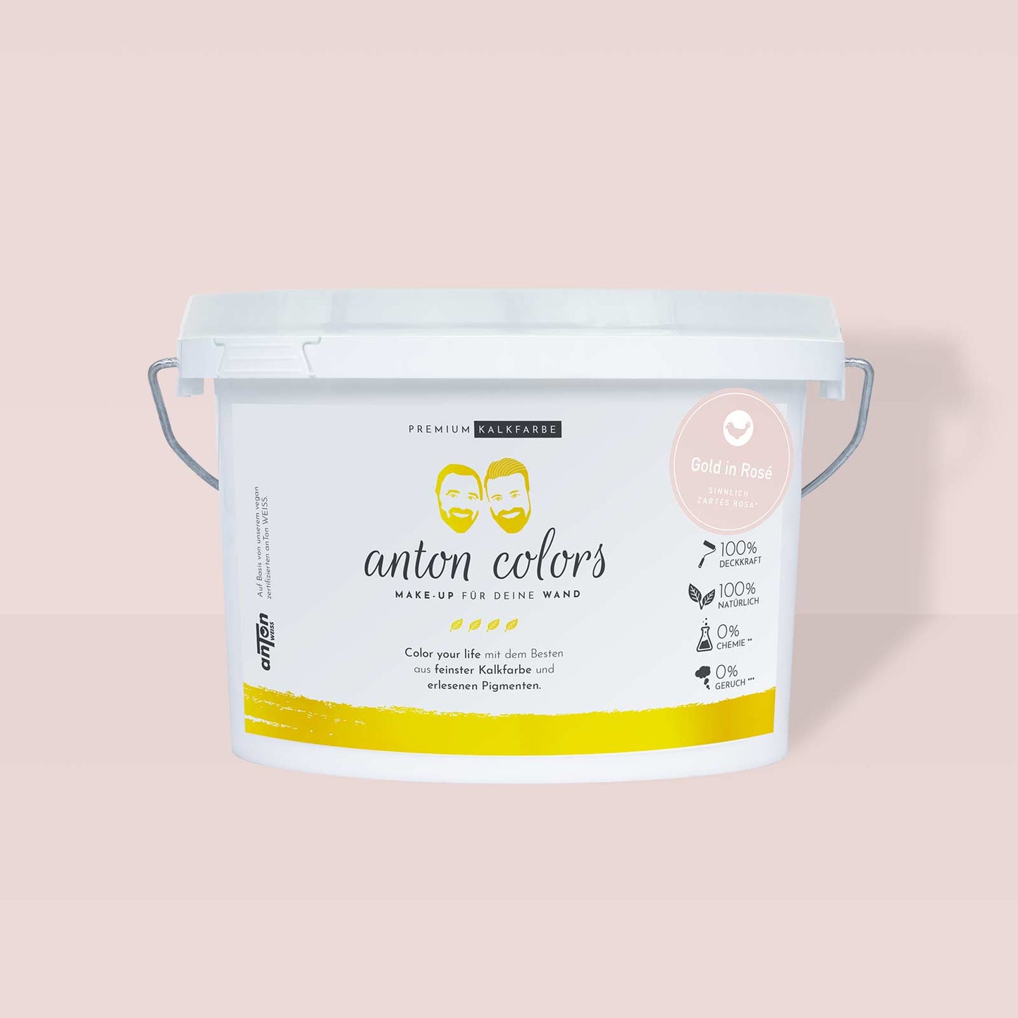 anton colors - Gold in Rosé (sinnlich zartes Rosa)