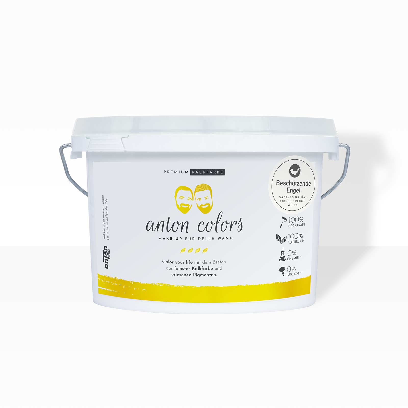 Wandfarbe Kreideweiss