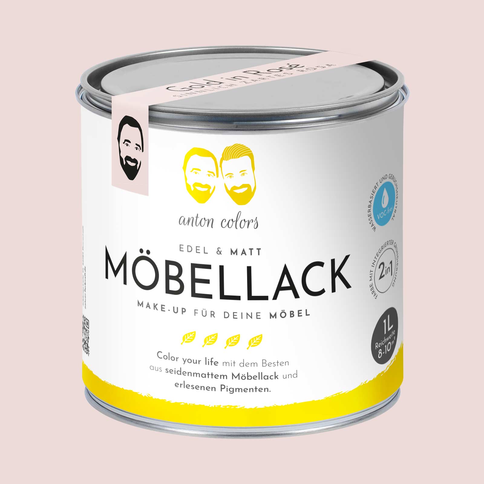 Möbellack – Gold in Rose