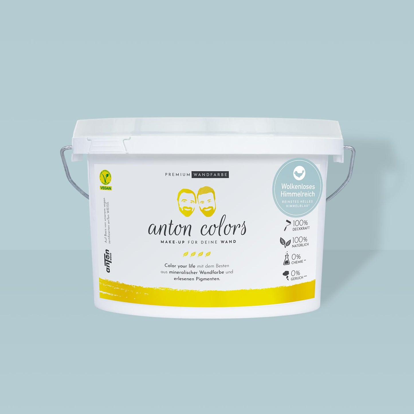 anton colors - Wolkenloses Himmelreich (reinstes helles Himmelblau)