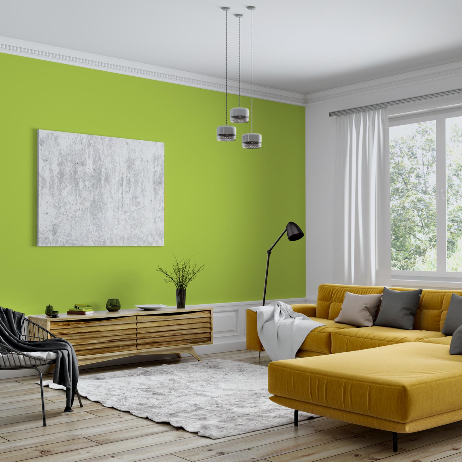 anton colors - Freiheit der Natur (helles frisches Grün)