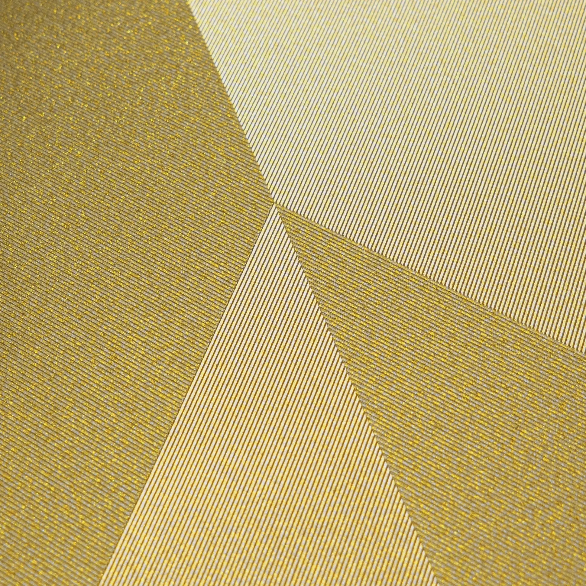 Golden Grid | Vliestapete