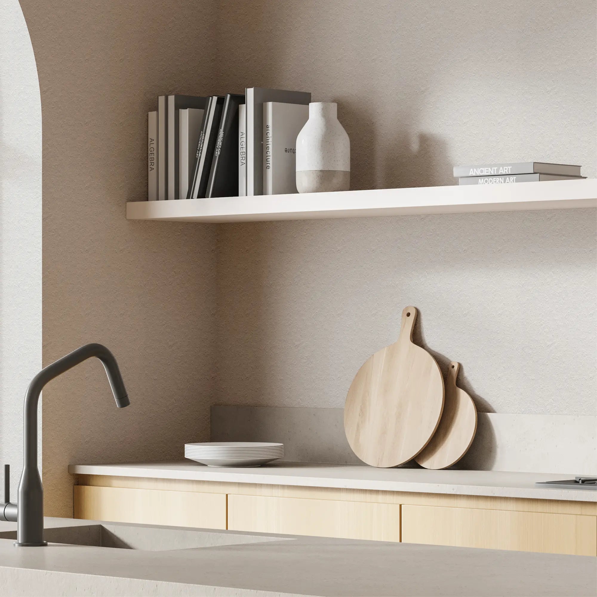 Malervlies Längsputzoptik | Vliestapete