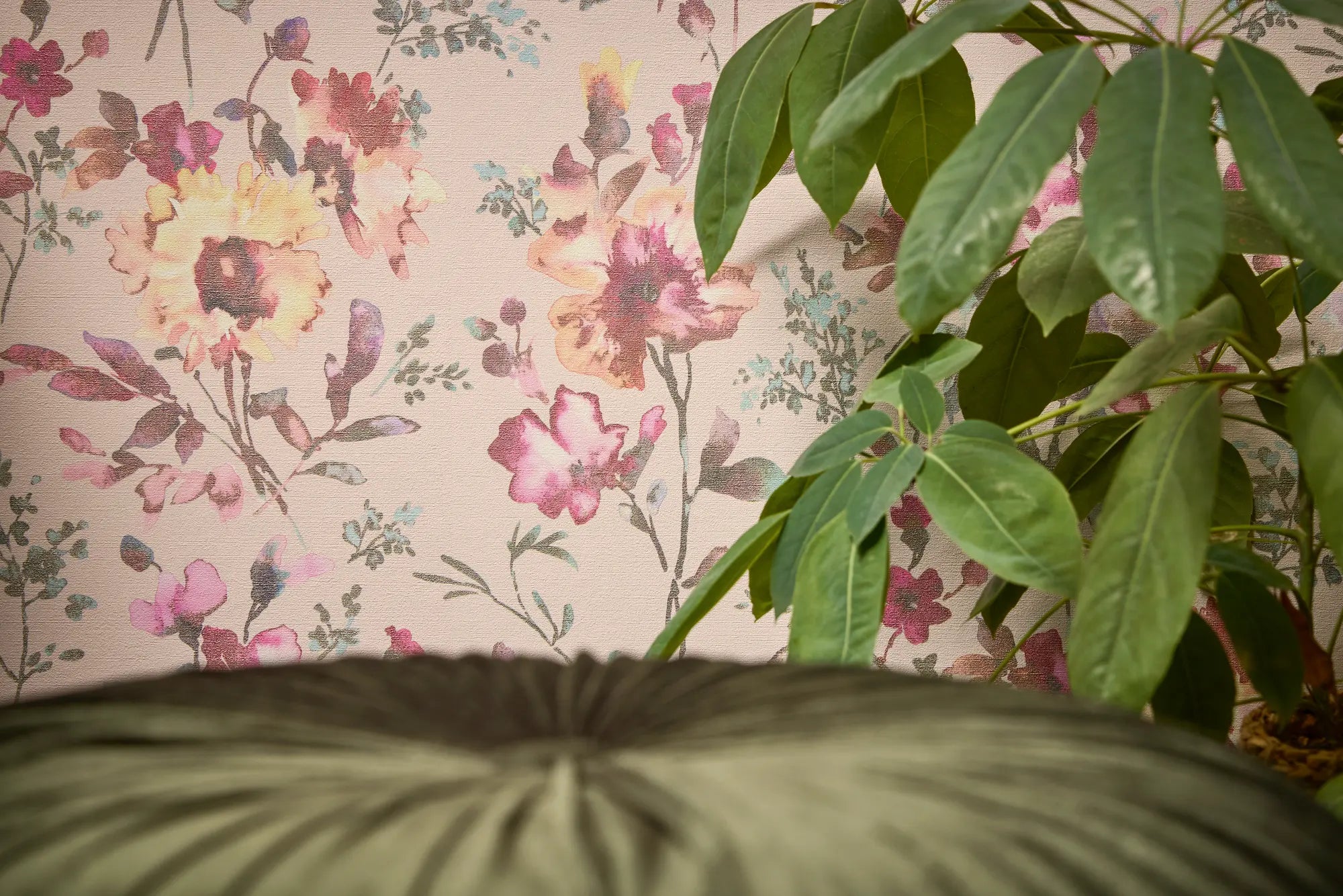 Lárt floral | Vliestapete