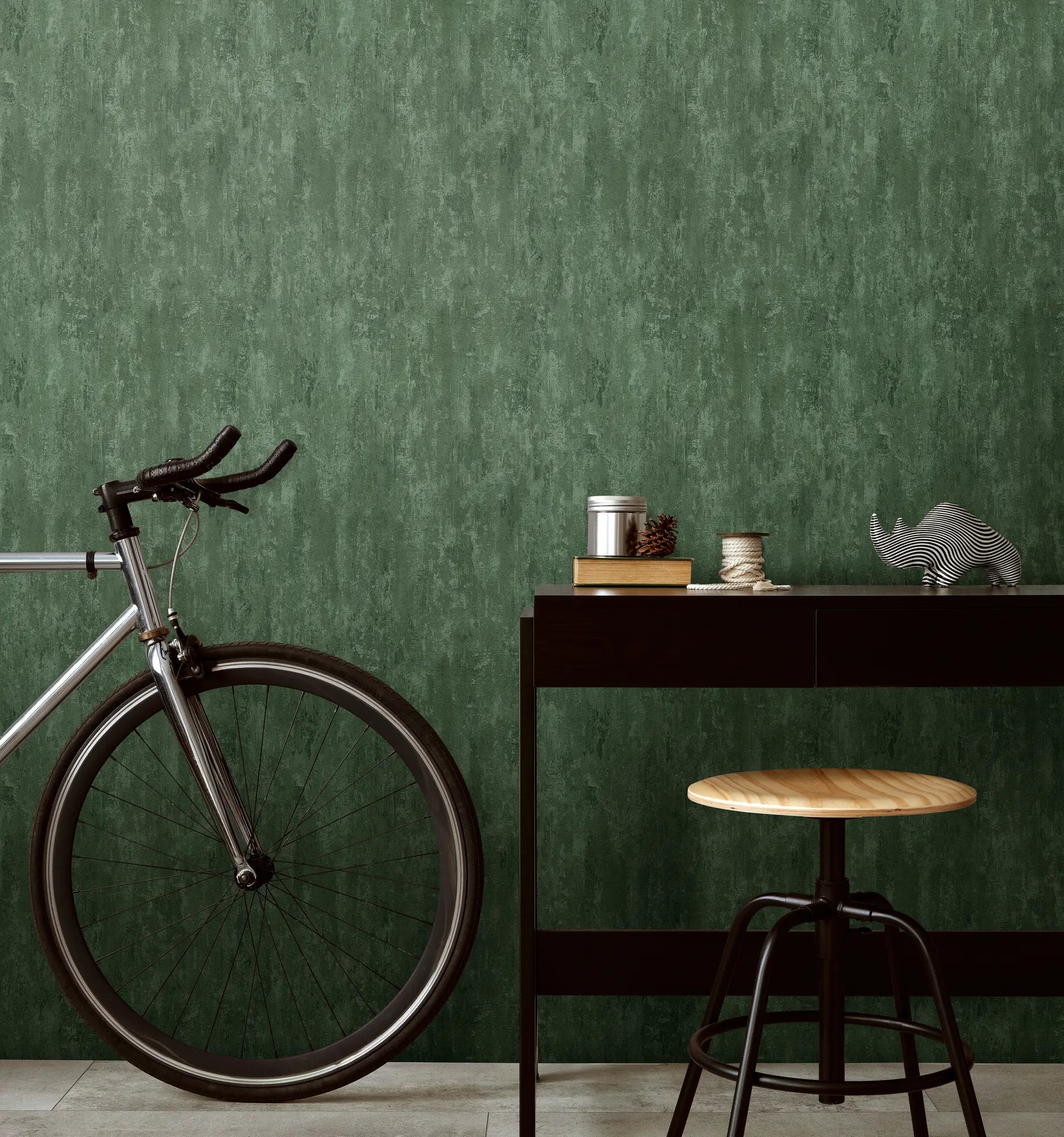 Metal vert | Vliestapete