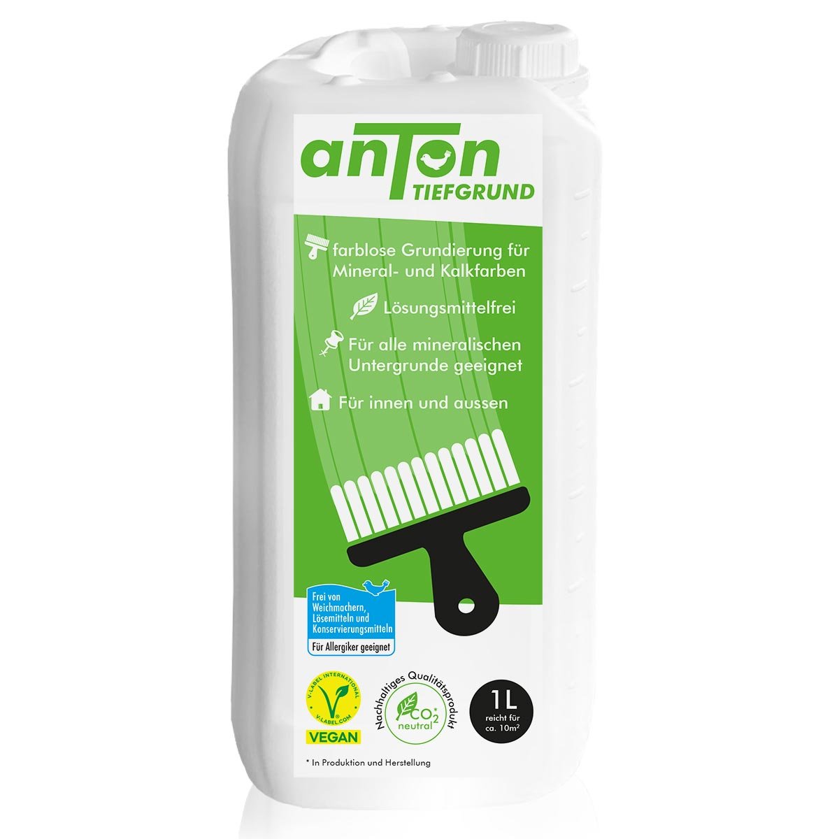 anTon Tiefgrund (Tiefengrund) - farblose Grundierung gegen Schimmel