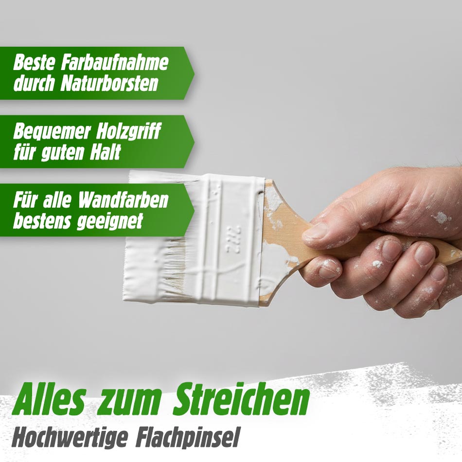 Hochwertiger Flachpinsel