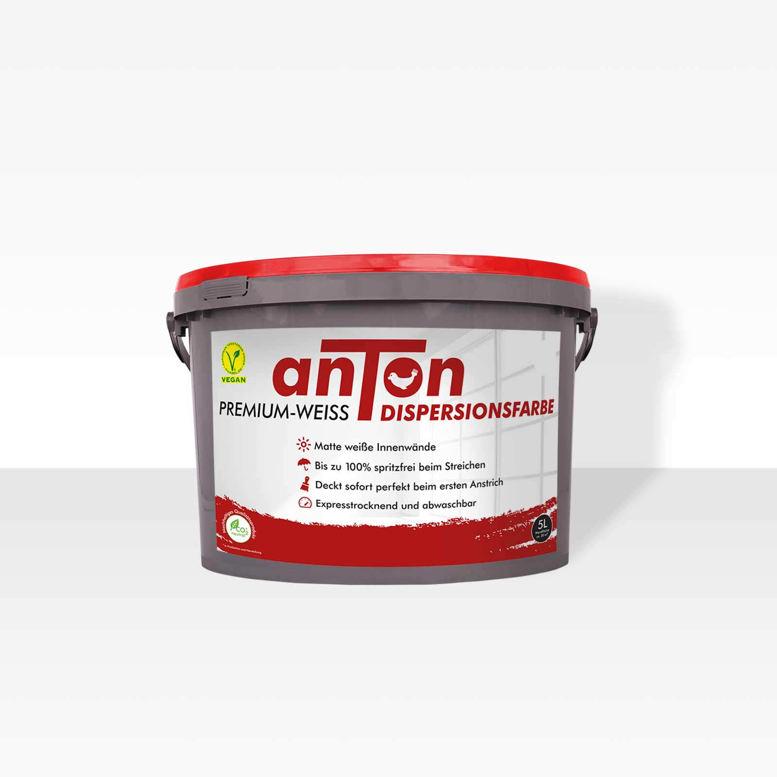 anTon Premium-Weiss Dispersionsfarbe