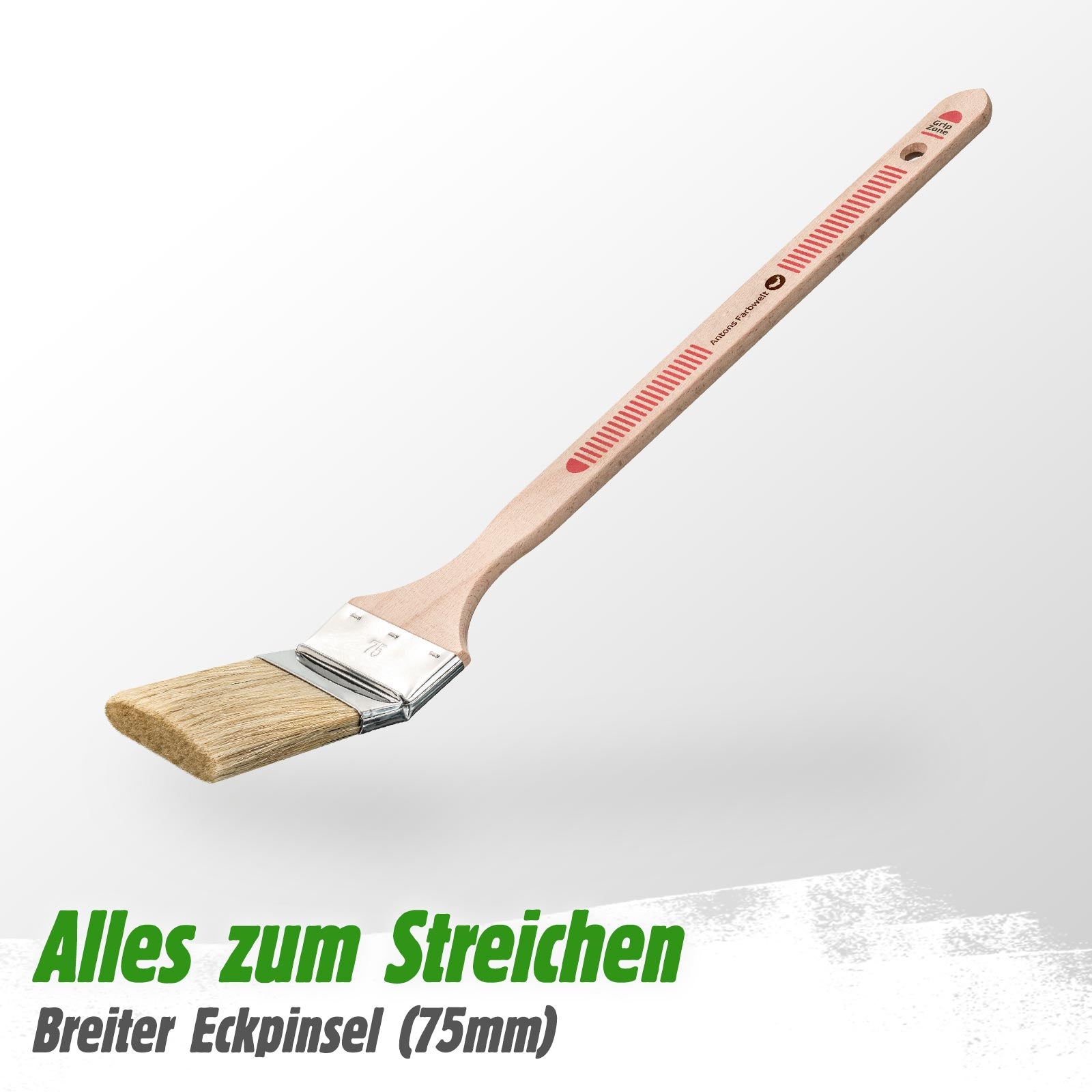 Hochwertiger Eckpinsel