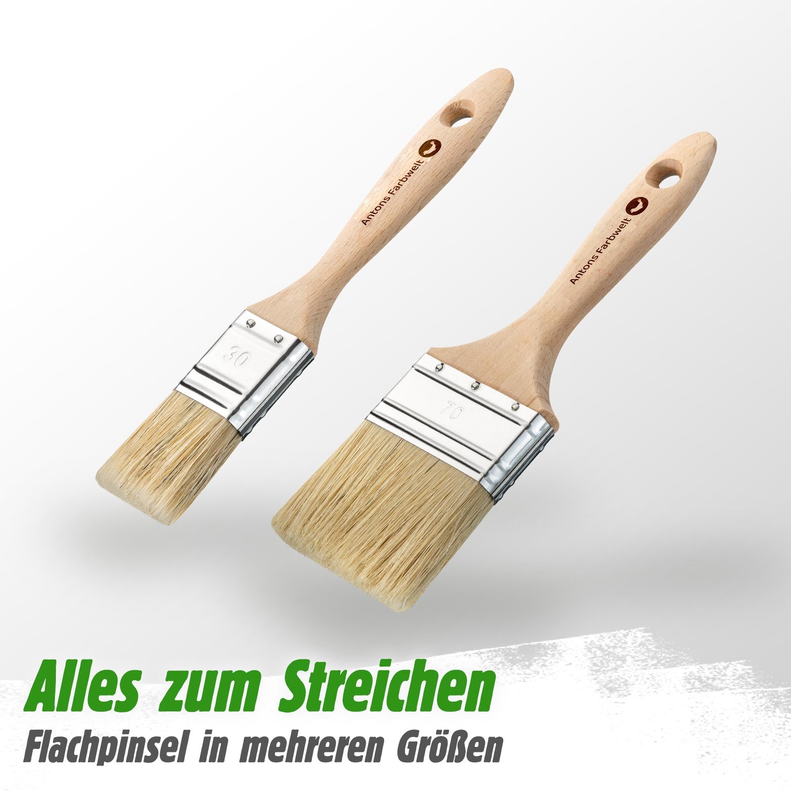 Hochwertiger Flachpinsel