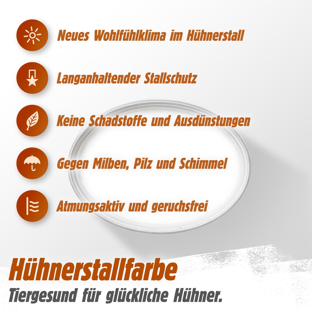 Hühnerstallfarbe – Natürlicher Schutz für Hühner und Stall