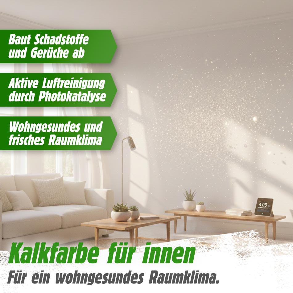 Kalkfarbe für innen