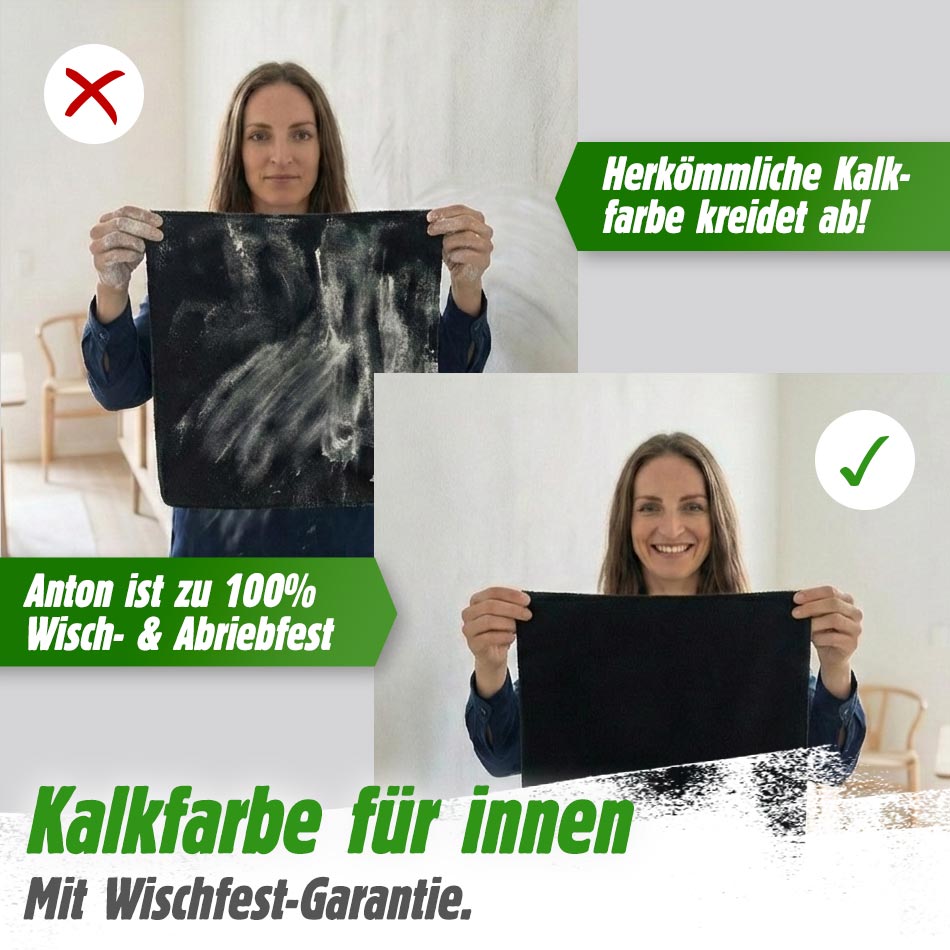 Kalkfarbe für innen