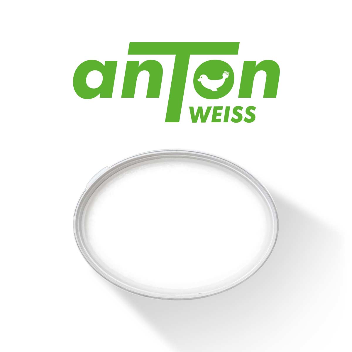 anTon WEISS Wandfarbe – ökologische, geruchsfreie, VOC-freie Silikatfarbe
