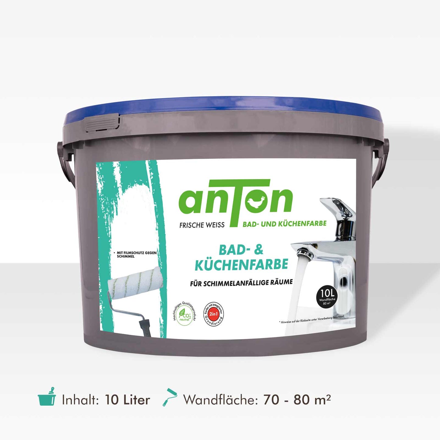 anTon Bad- und Küchenfarbe – Der effektive Anti-Schimmel-Schutz