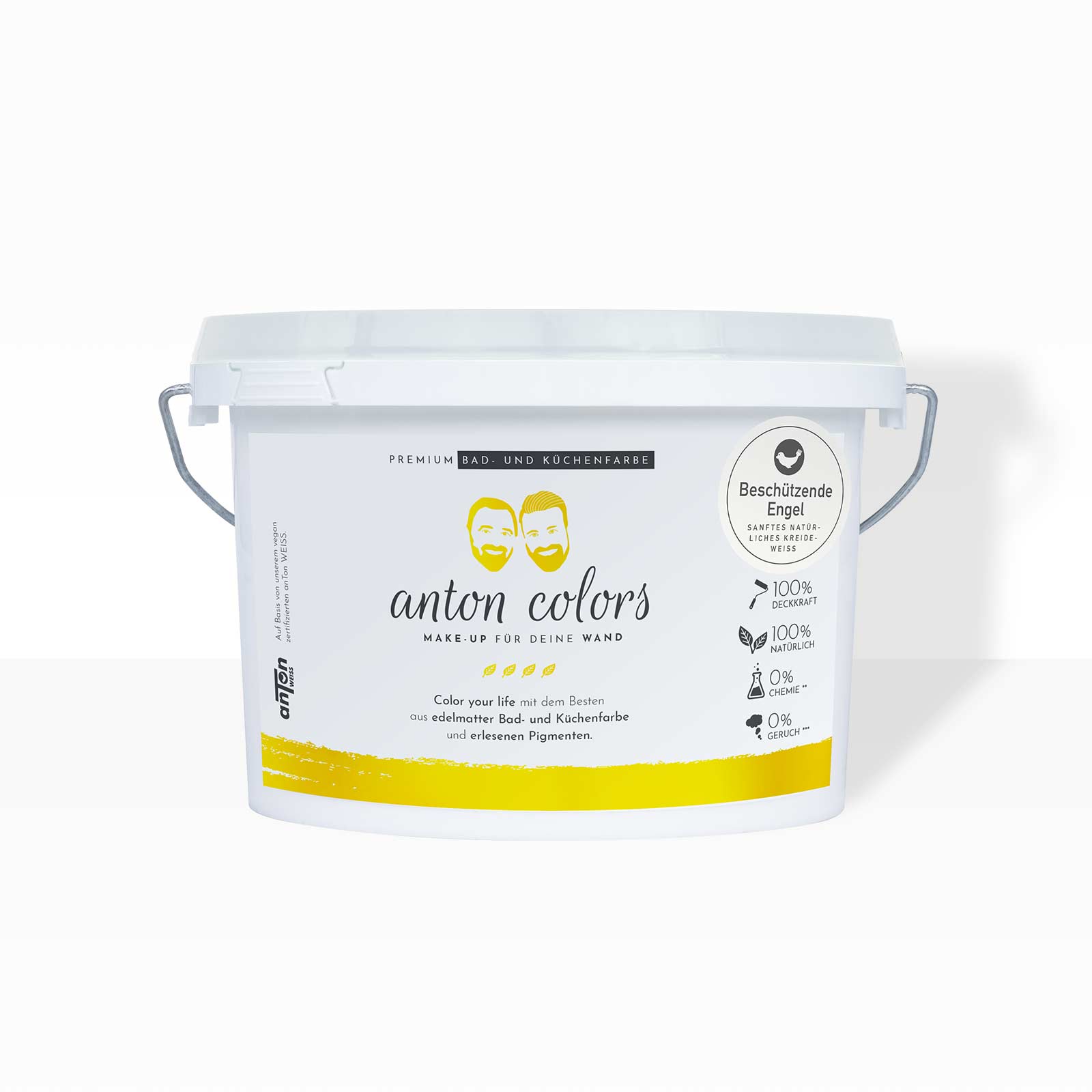 Wandfarbe Kreideweiss