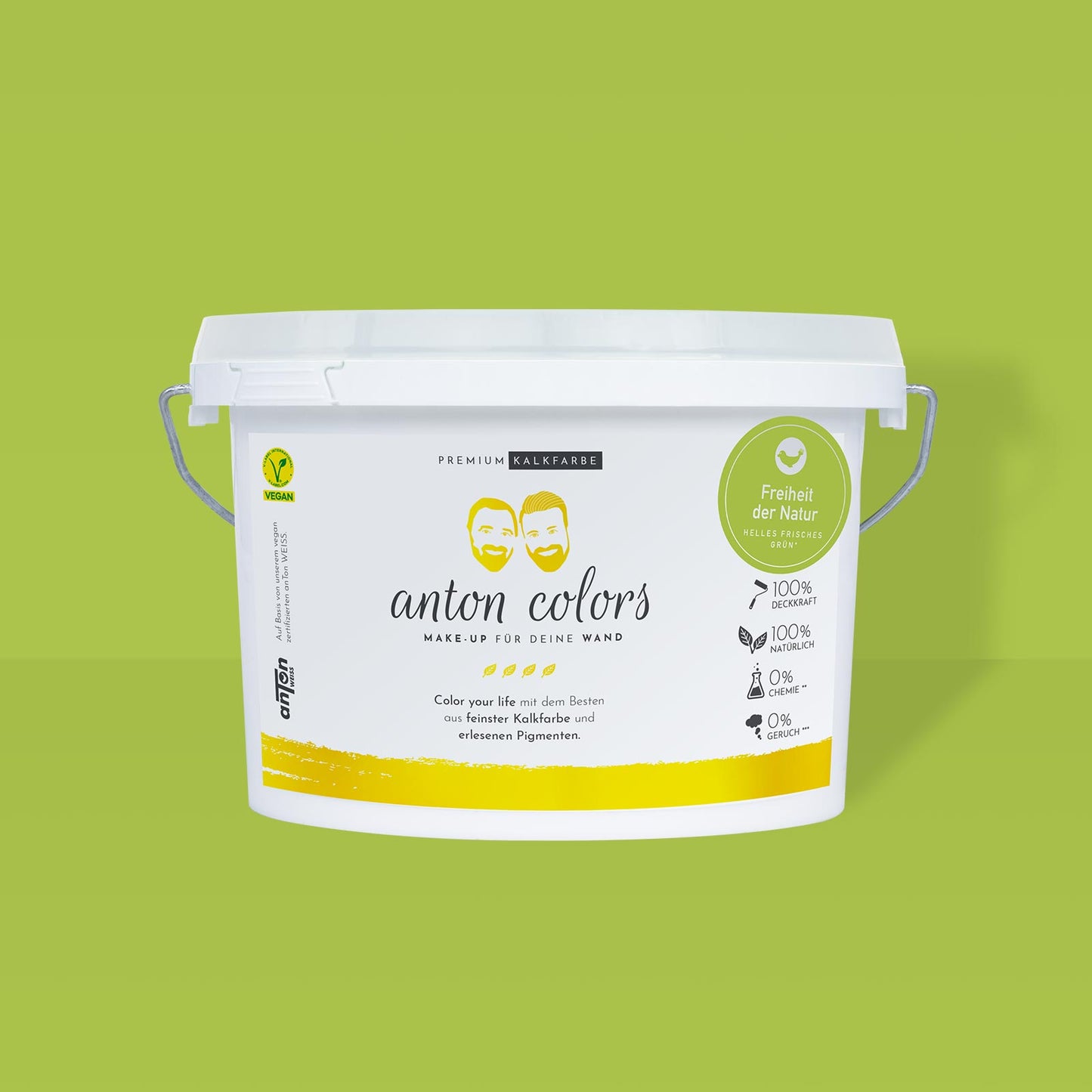 anton colors - Freiheit der Natur (helles frisches Grün)