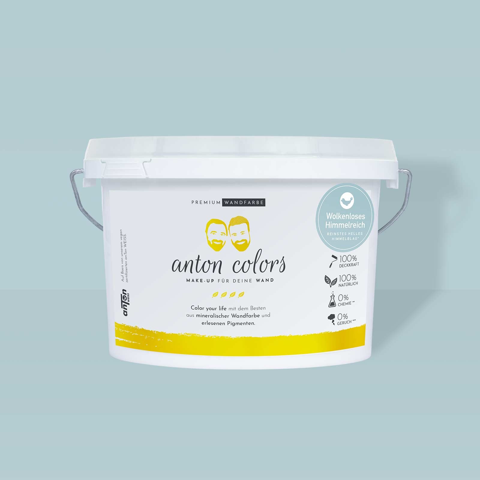 anton colors - Wolkenloses Himmelreich (reinstes helles Himmelblau)