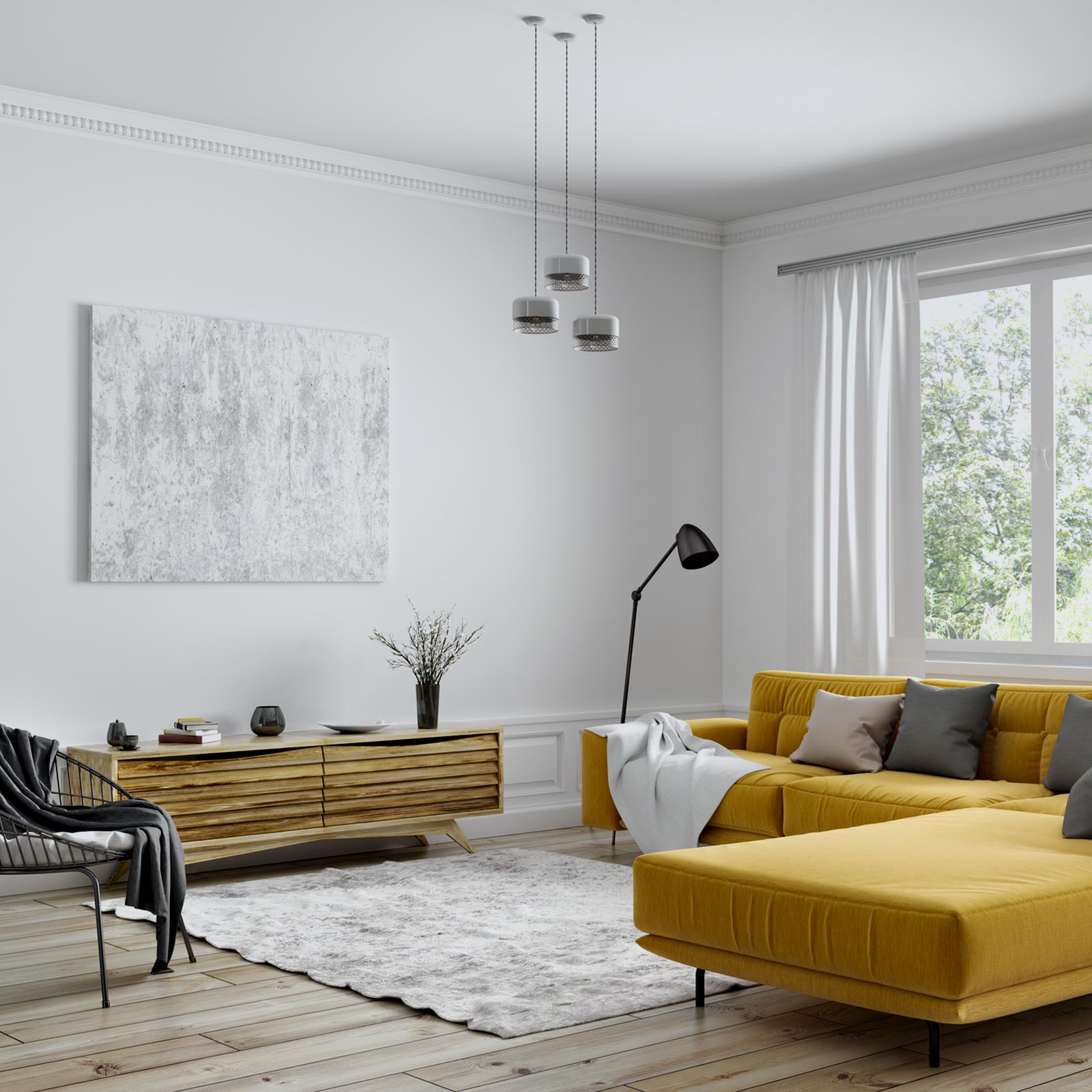 Wandfarbe Kreideweiss