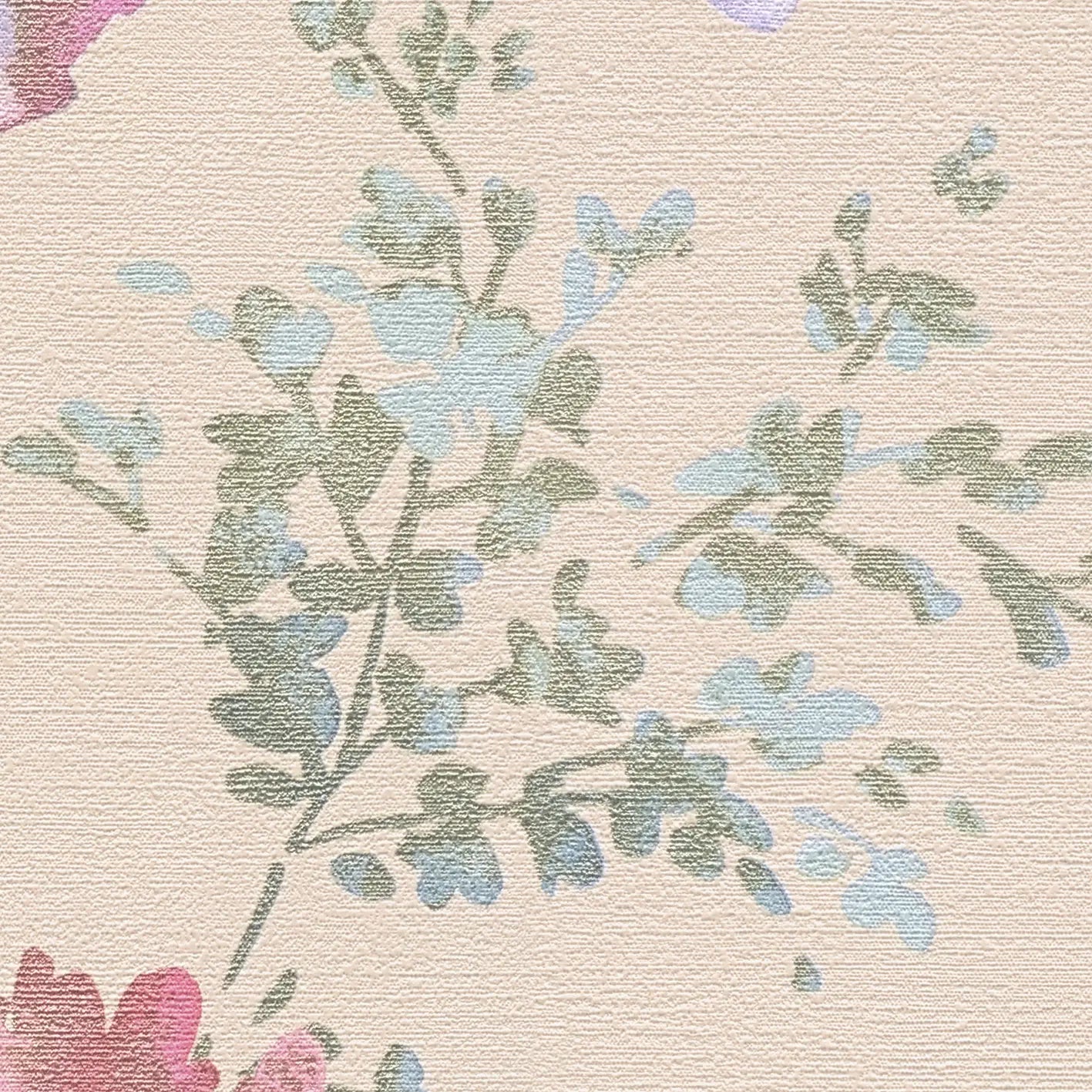 Lárt floral | Vliestapete