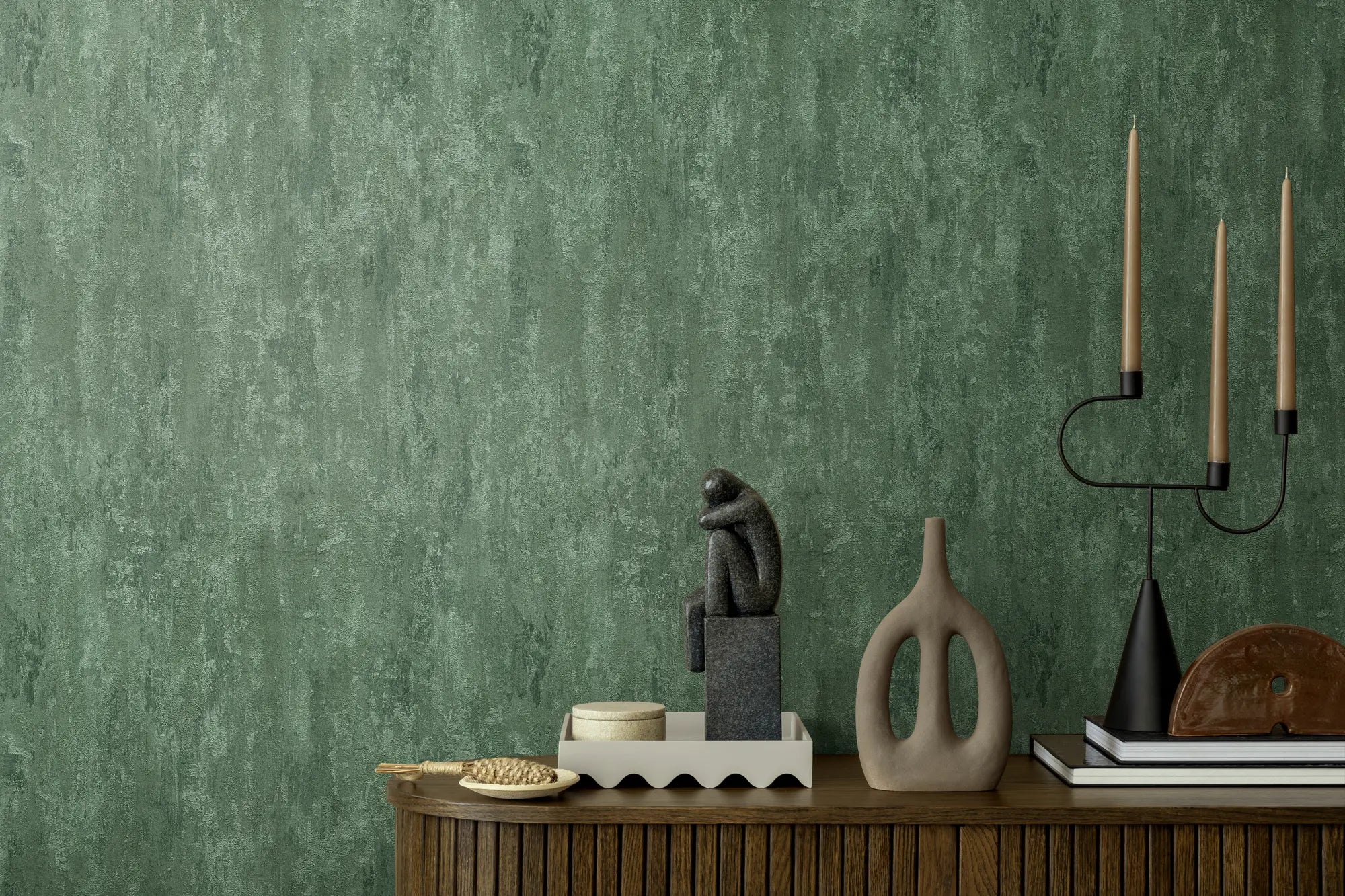 Metal vert | Vliestapete
