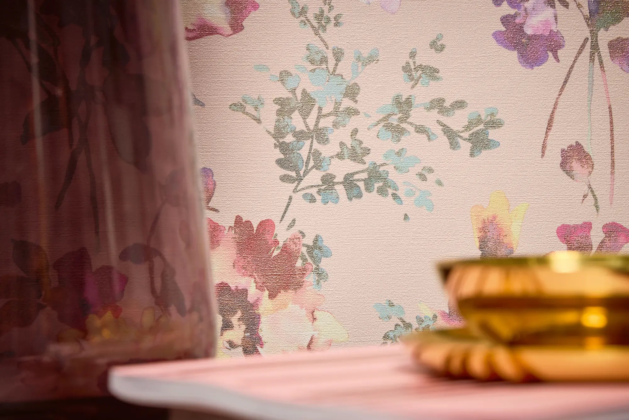 Lárt floral | Vliestapete