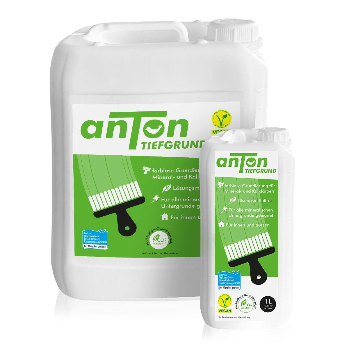 anTon Tiefgrund (Tiefengrund) -  farblose Grundierung gegen Schimmel