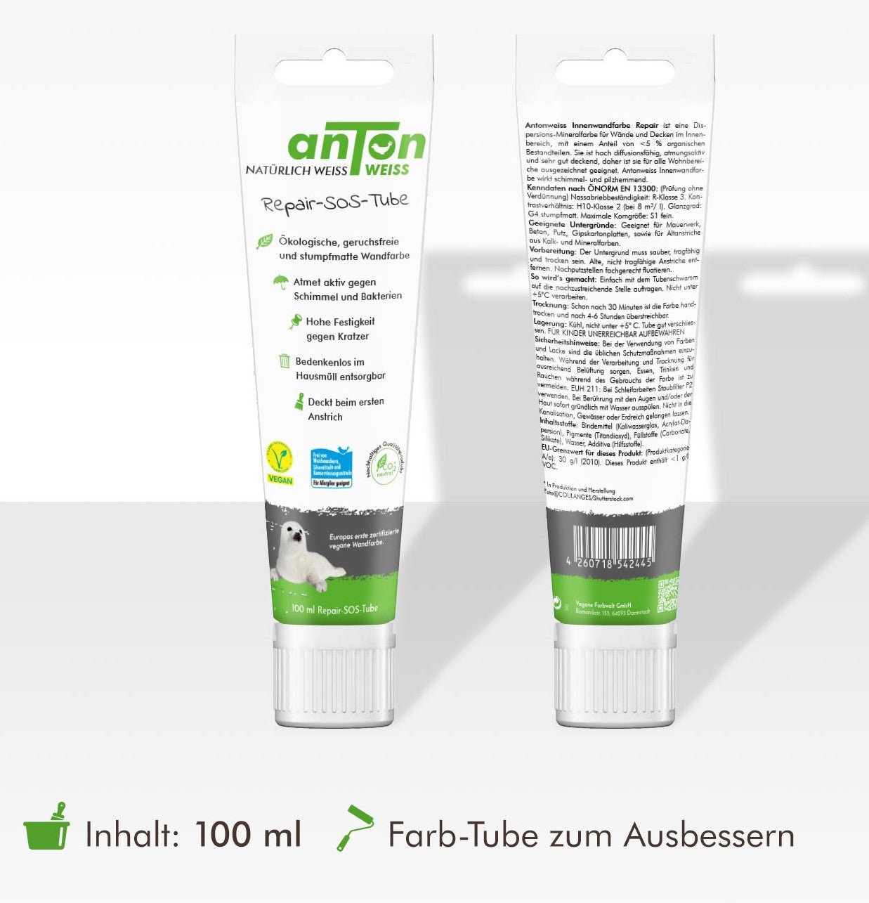 Vegane Silikatfarbe – natürlich weiße, ökologische und geruchsfreie Wandfarbe