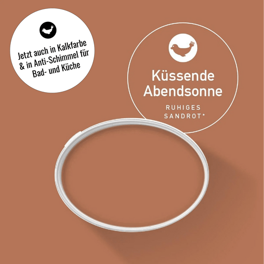 anton colors - Küssende Abendsonne (ruhiges Sandrot)