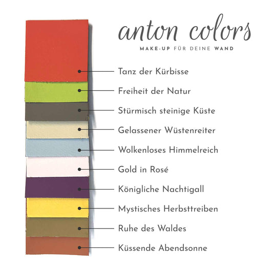 anton colors - Farbkarten-Sets