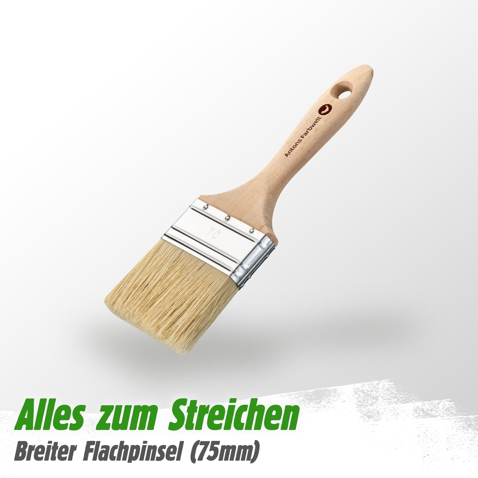 Hochwertiger Flachpinsel