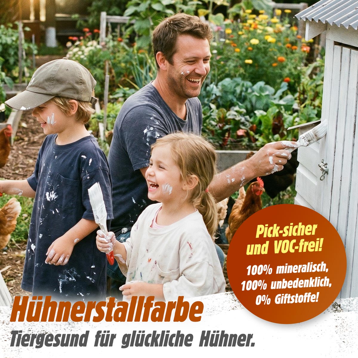 Hühnerstallfarbe – Natürlicher Schutz für Hühner und Stall