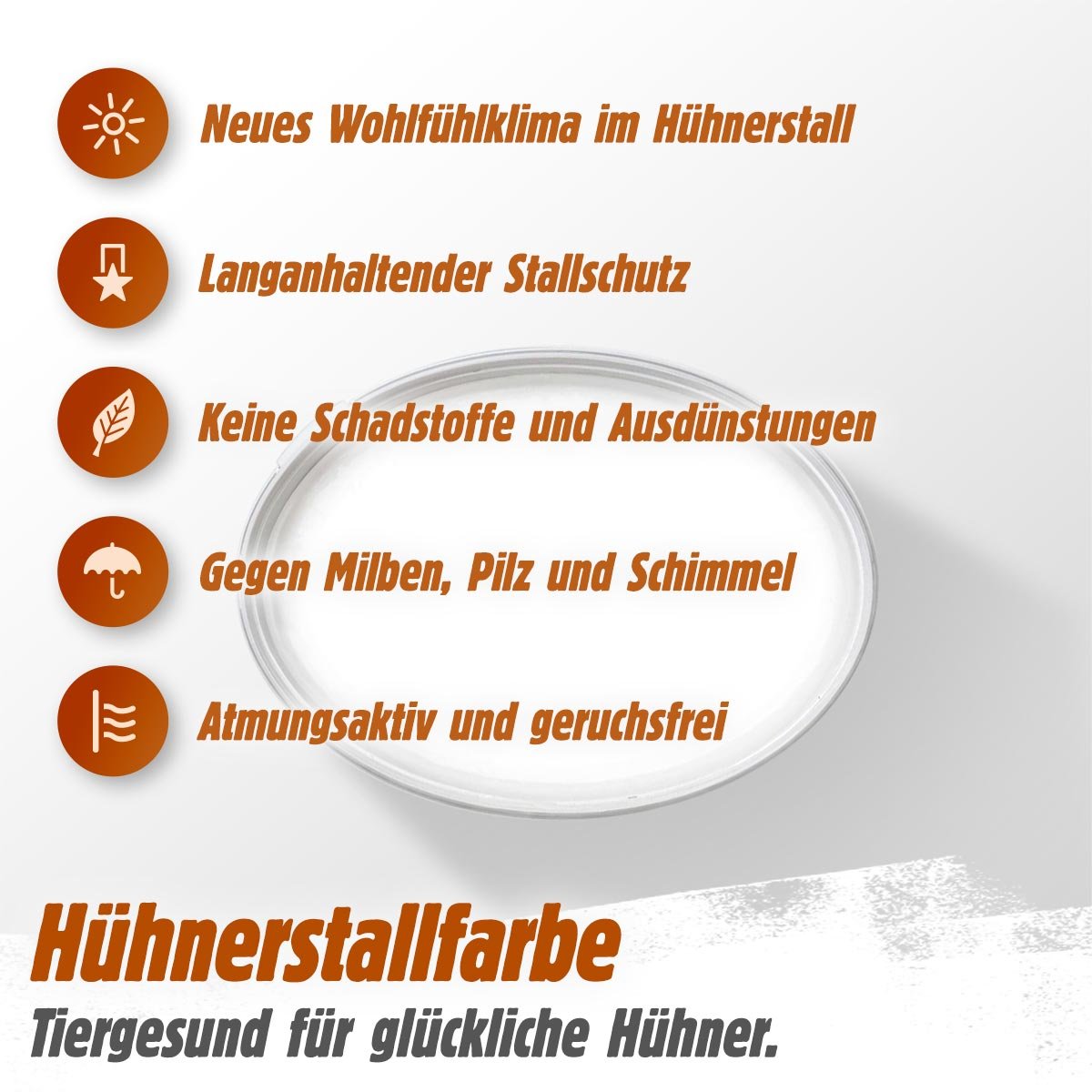 Hühnerstallfarbe – Natürlicher Schutz für Hühner und Stall