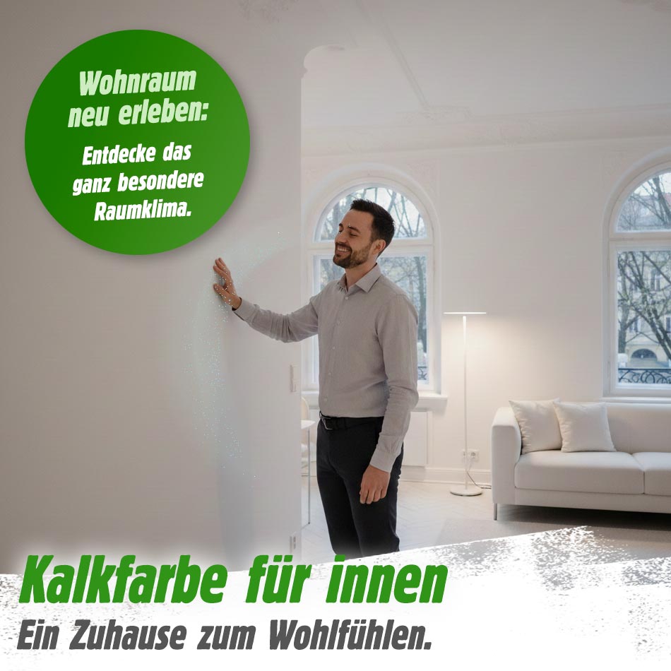 Kalkfarbe für innen