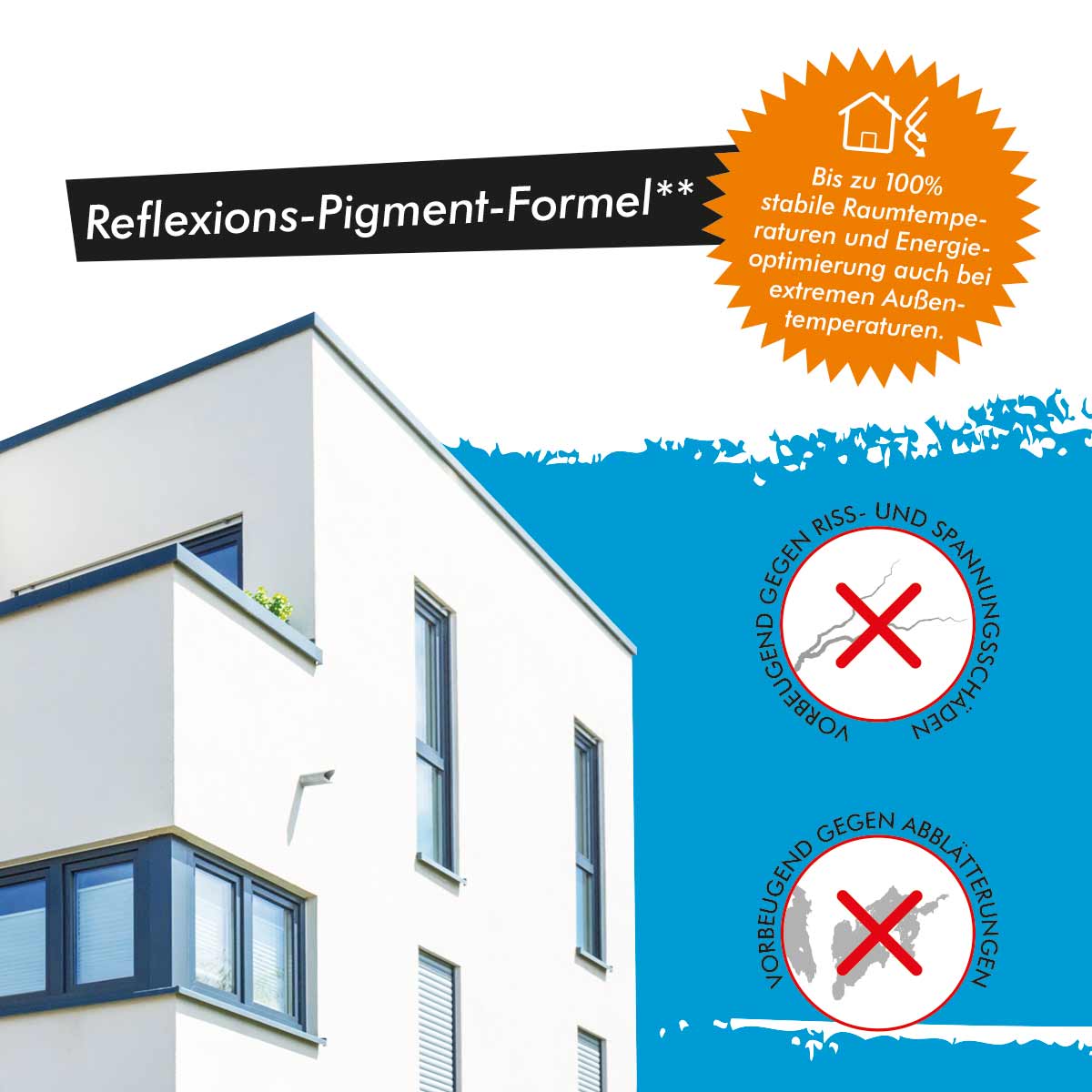 anTon Fassade - Mineralweiss Silikat Fassadenfarbe