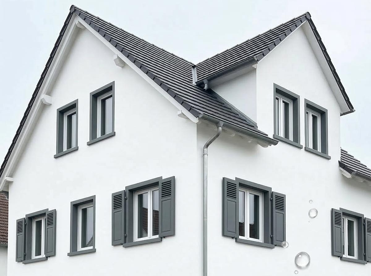 Fassadenfarbe Hybrid Sol-Silikat