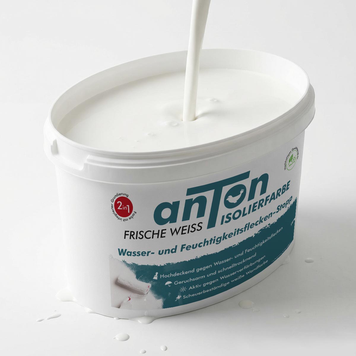Wasserflecken Isolierfarbe - Stopp gegen Feuchtigkeitsflecken